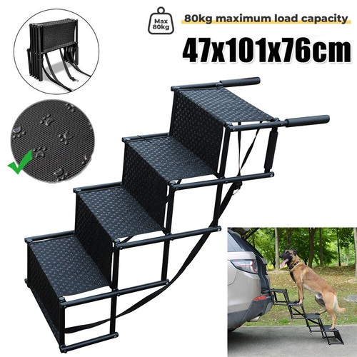 Folding car dog steps stairs - car,