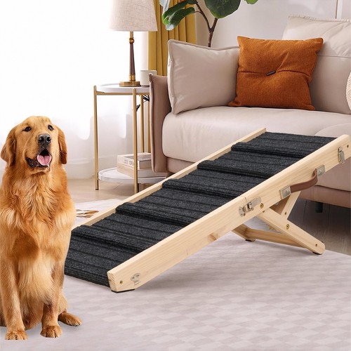 Foldable wooden pet ramp - foldable,