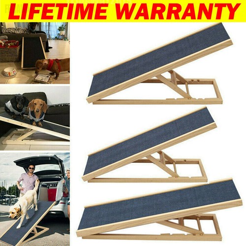 Pet dog ramp adjustable - dog,