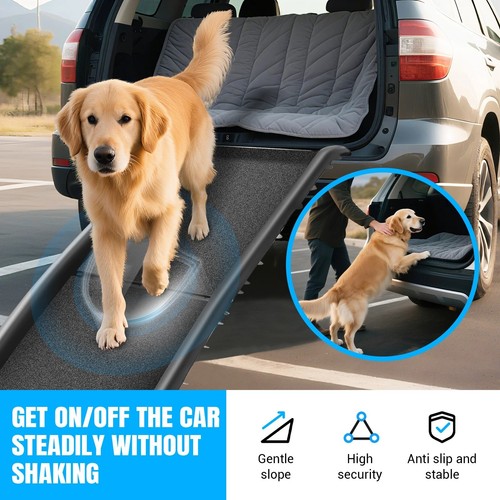 Dog pet ramp plastic folding - dog,
