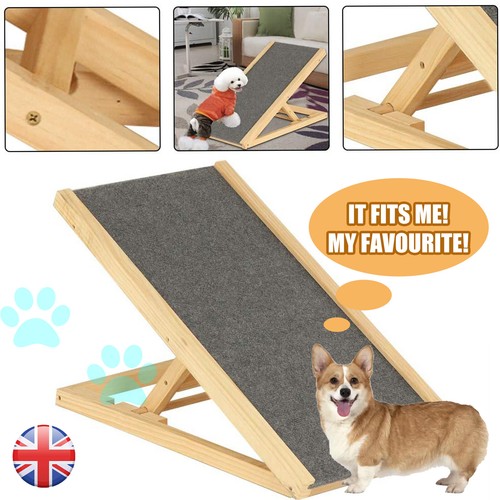 Folding wooden dog ramp - ramp, small