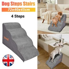 3/4Step Dog Stairs Pet For Bed