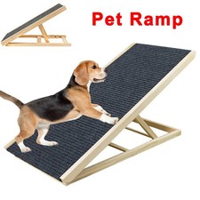 Adjustable Dog Pet Ramp Pine