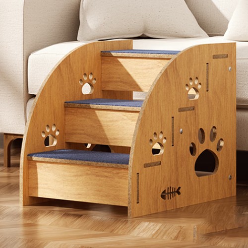 Steps wooden dog stairs - 3,