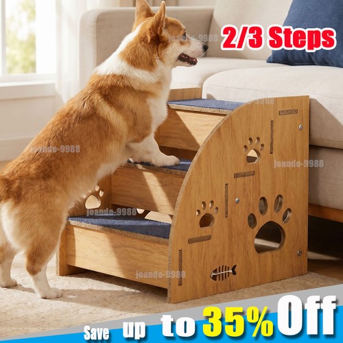 Steps pet ramp wooden - 3,
