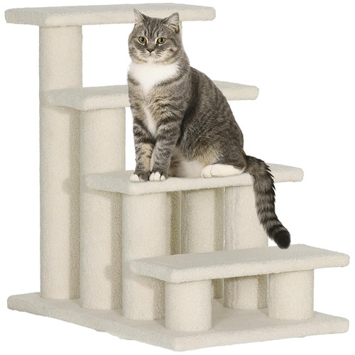 Pawhut dog steps for bed - pawhut,