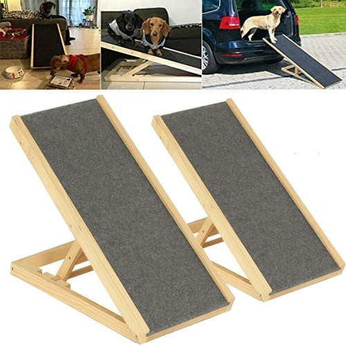 Folding wood dog ramp - folding, pet
