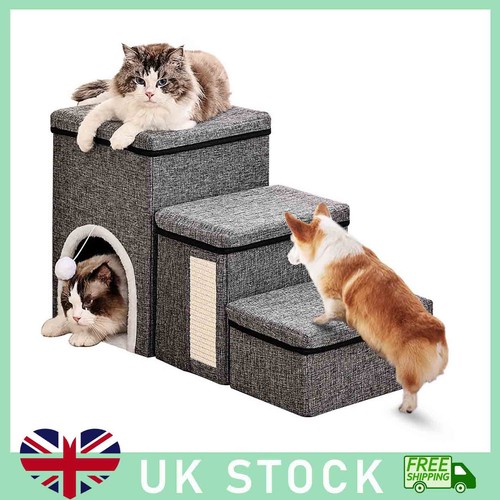 3step foldable dog steps - foldable, pet