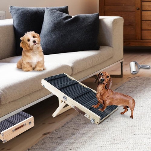 Dog ramp for bed - bed,, adjustable