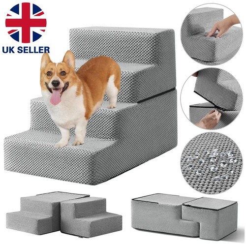 Dog stairs pet steps for - dog, bed