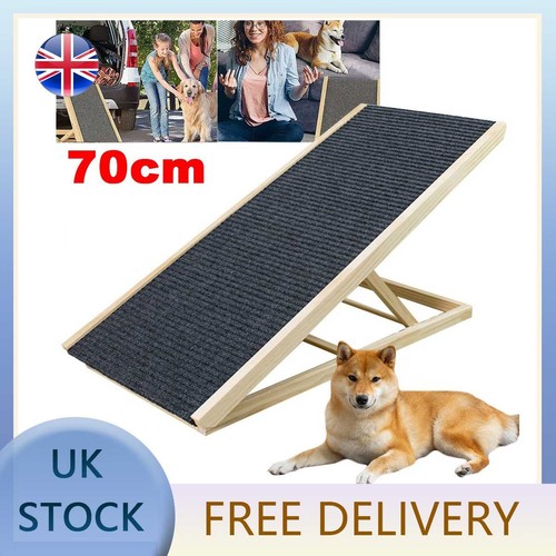Wooden dog ramp adjustable - wooden,