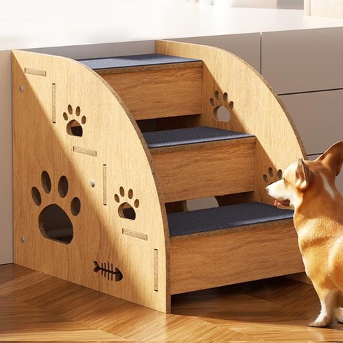 Steps pet ramp wooden - 3, dog