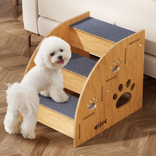 Steps dog ramp wooden pet - steps,