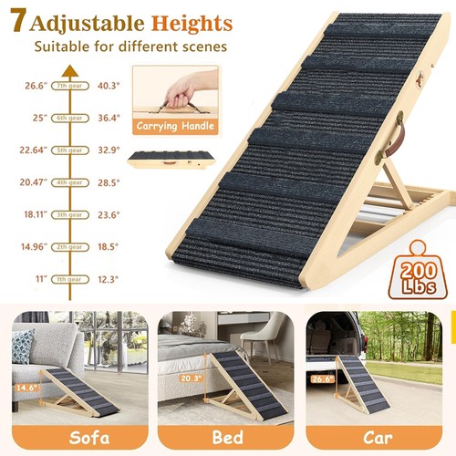 Adjustable heights dog - heights,